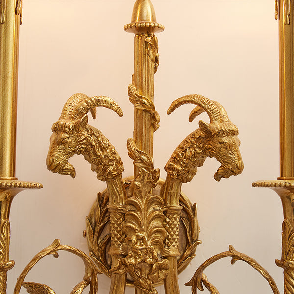 dragon gilt bronze sconce -  westmenlights