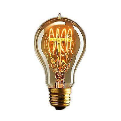 40W E27 Spiral Incandecent Edison Bulb 6 piece lot -  westmenlights