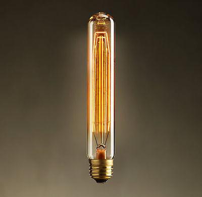 40W E27 7.28"Cylinder Incandecent Edison Bulbs 6 piece Lot -  westmenlights