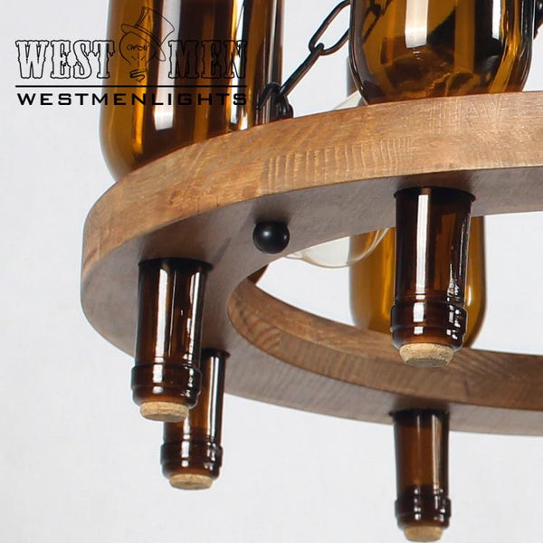 plant bottle hanging chain chandelier -  westmenlights