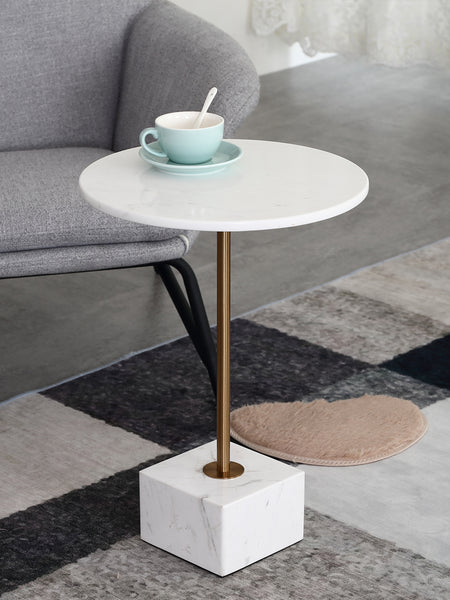 Cube Nature Marble Side Table -  westmenlights