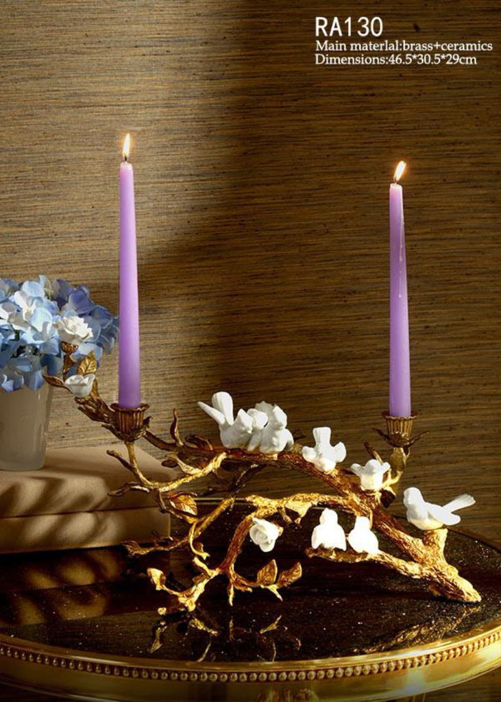 Classical Handmade Candle Stick Branch Craft -  westmenlights