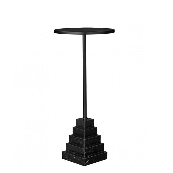 Simple Geometry Nature Marble End Table -  westmenlights