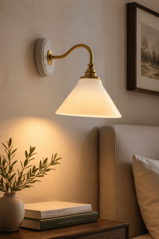 Mid-Century Modern Swing Arm Wall Sconce - French Retro Style