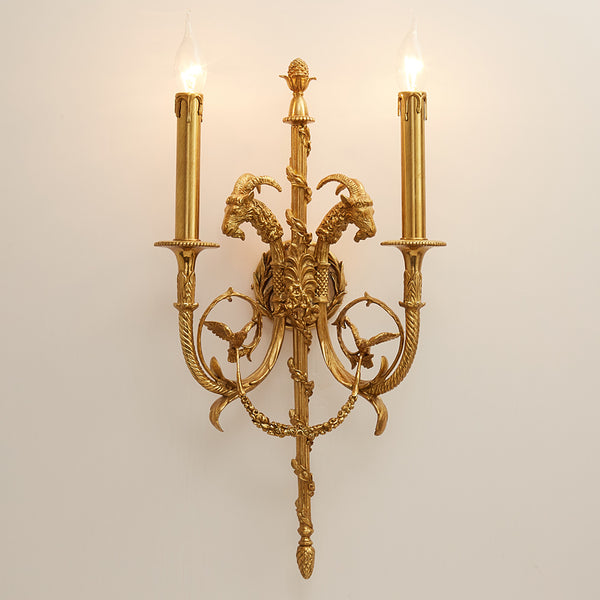 dragon gilt bronze sconce -  westmenlights