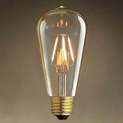 4W E27 Globe LED Edison Bulb 6 piece lot -  westmenlights