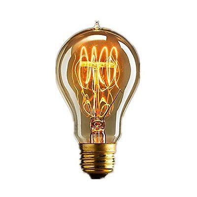 40W E27 Spiral Incandecent Edison Bulb 6 piece lot -  westmenlights