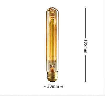 3W E27 7.28"Led Cylinder Edison Bulbs 6 piece Lot -  westmenlights