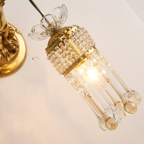 angel hanging sconce with crystal lampshades -  westmenlights