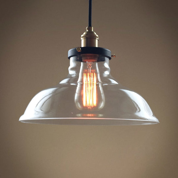 Bell 1 Lights Large Glass Kitchen Pendant Light -  westmenlights