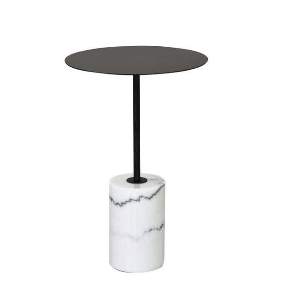 Modern Marble Circular Coffee Side Table -  westmenlights