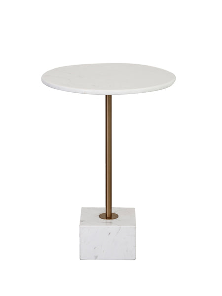 Cube Nature Marble Side Table -  westmenlights