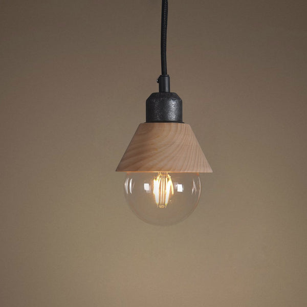 Wooden 1 Light Mini Pendant Light -  westmenlights
