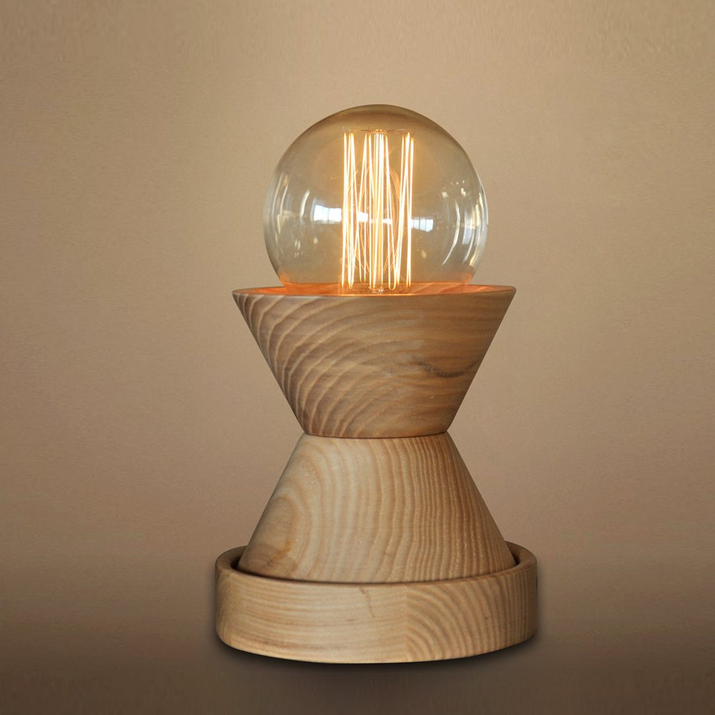 Wooden 1 Light Mini Dimmer Table Lamp -  westmenlights