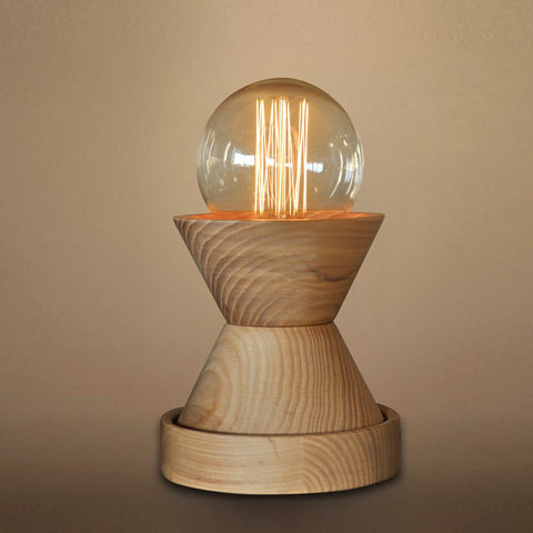 Wooden 1 Light Mini Dimmer Table Lamp -  westmenlights