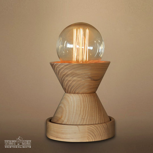 Wooden 1 Light Mini Dimmer Table Lamp -  westmenlights