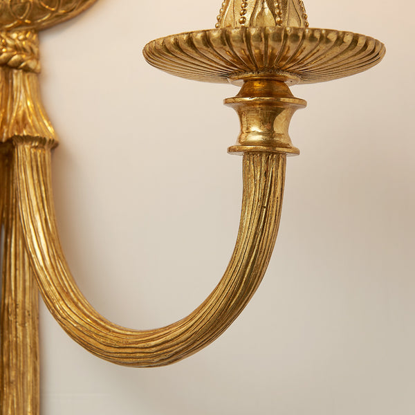 gilt bronze lion sconce -  westmenlights