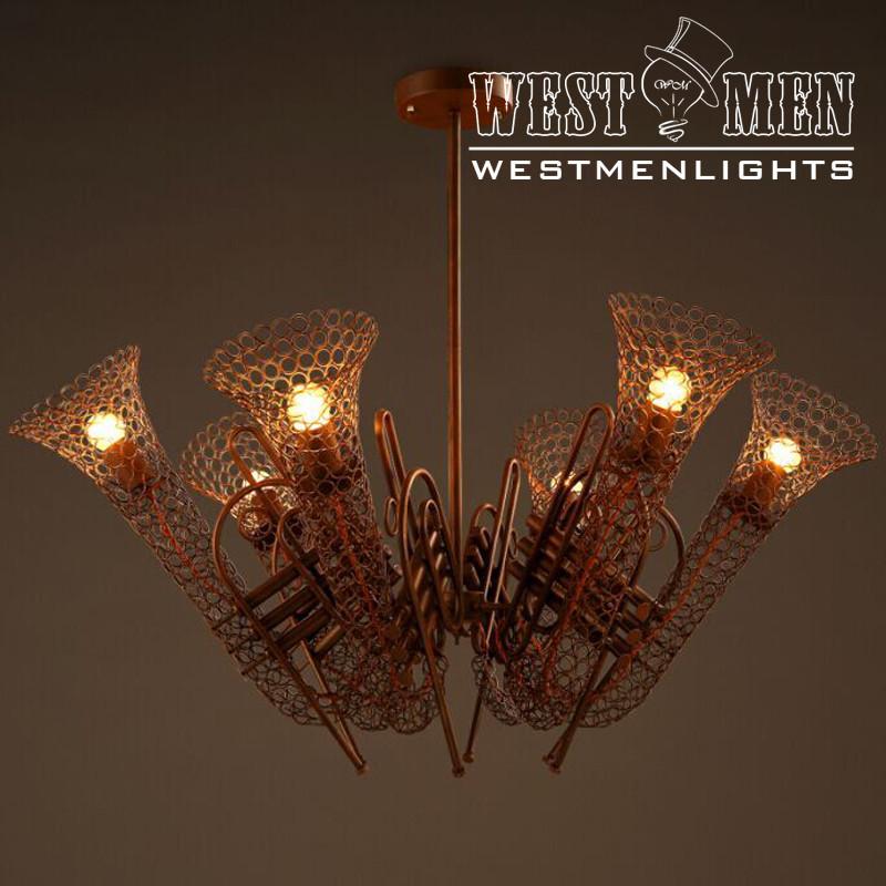 Trumpet 6 Lights Large Chandelier Lighting -  westmenlights