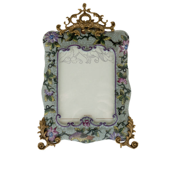 KIMO porcelain photo frame with gilt bronze