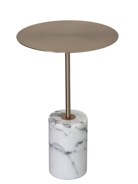 Modern Marble Circular Coffee Side Table -  westmenlights