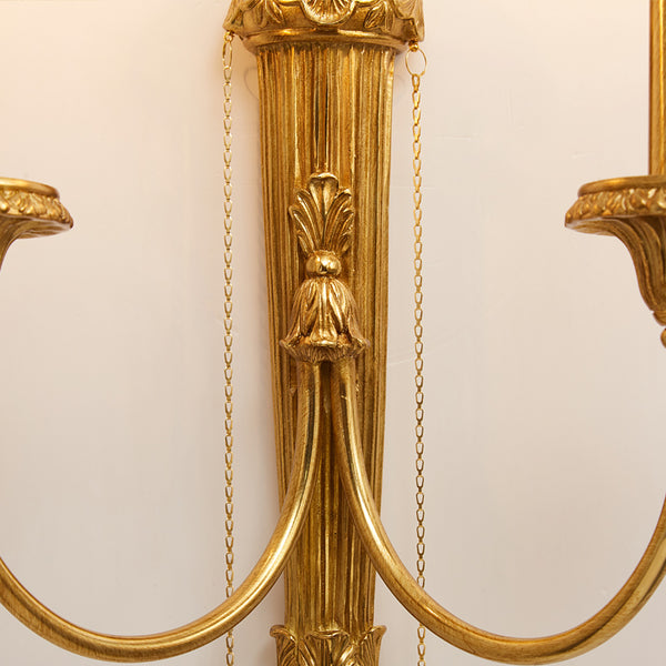 gilt bronze bird sconce -  westmenlights