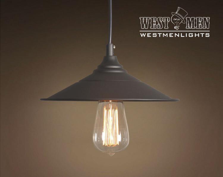 Cone 1 Light Hanging Metal Pendant Light -  westmenlights