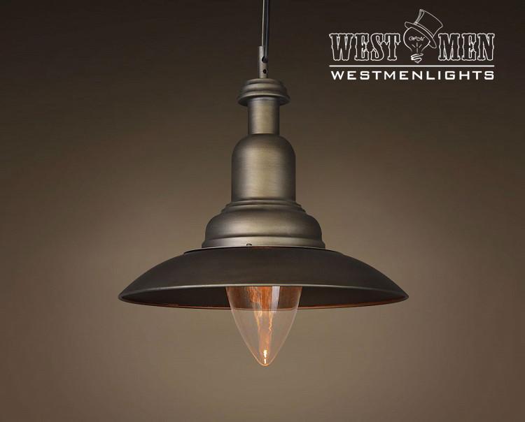 Cone 1 Light Brown Hanging Pendant Lighting -  westmenlights