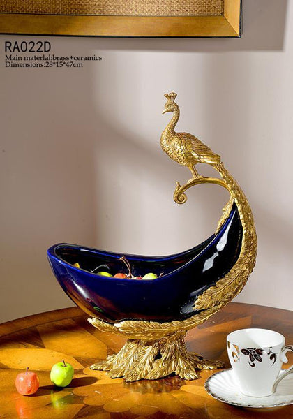 Gilt Bronze Compote Fruit Bowl -  westmenlights