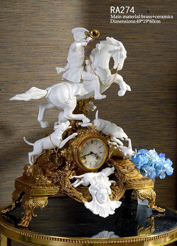 Ormolu Mounted Clock Porcelain Crafts -  westmenlights