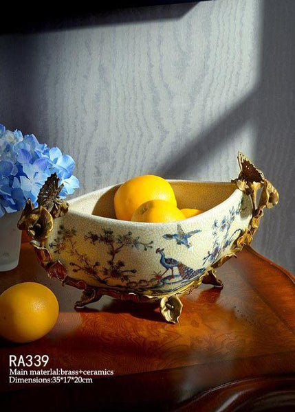 Golden Peacock Compote -  westmenlights