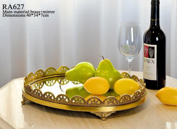Bronze Mirrored Tray -  westmenlights