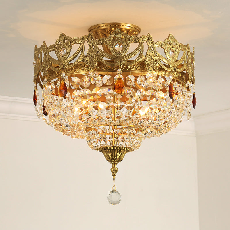 gilt bronze crown ceiling lights -  westmenlights