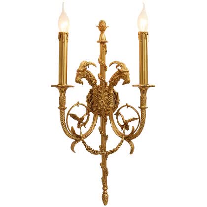 dragon gilt bronze sconce -  westmenlights